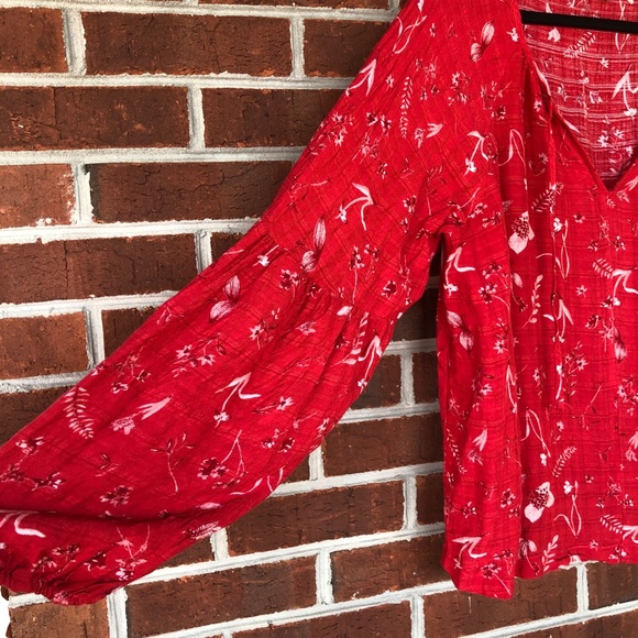 Universal Thread. Red/white peasant top.Size XXL - Picture 2 of 8